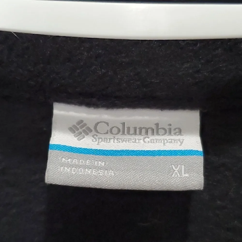 Columbia Youth, Black Zip up Fleece Jacket,  Size Xl